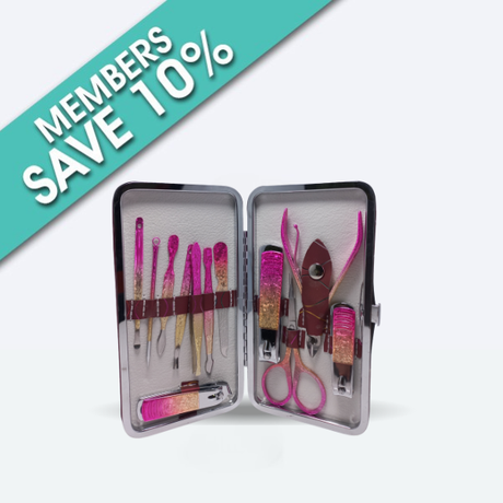 12-Piece Manicure Set – Pink