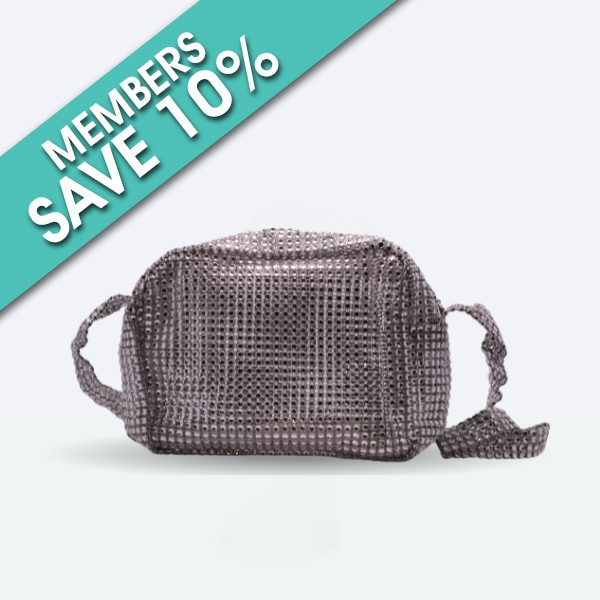 Silver Cross Body bag