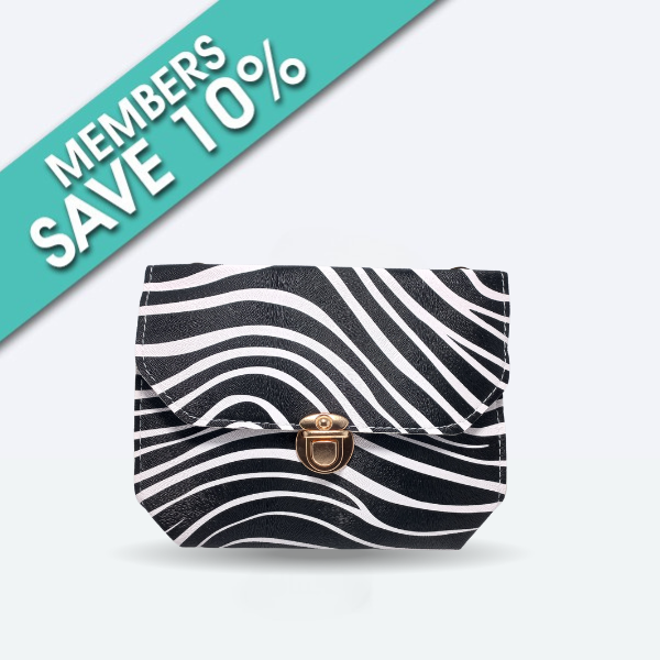 Zebra Crossbody Bag